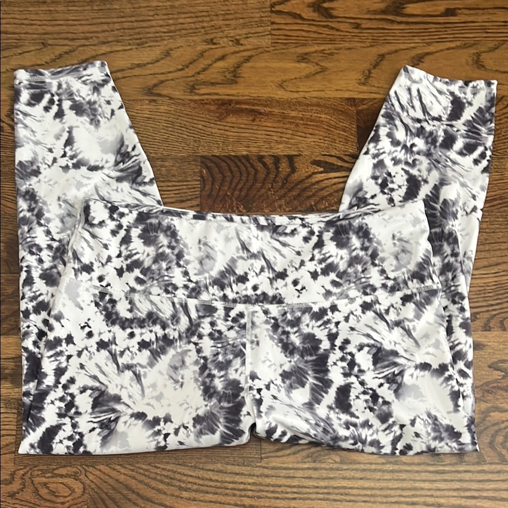 RBX Monochrome Tie-Dye Leggings